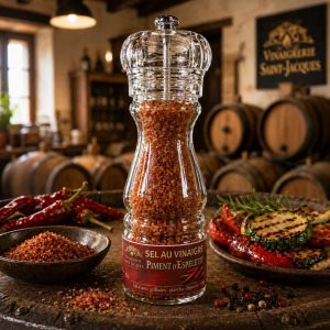 Sel au vinaigre d'ail noir moulin